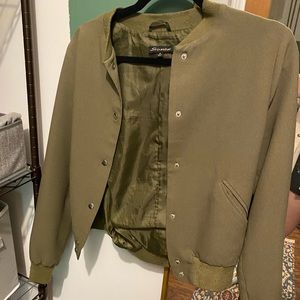 Green Bomber Jacket